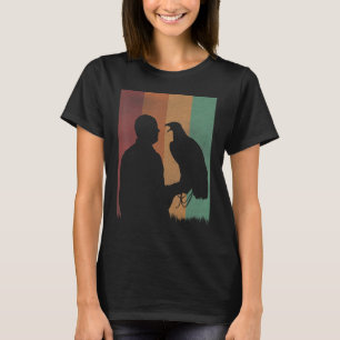 Camiseta Ornitología Birder Falconer Falconry Hunting Vinta