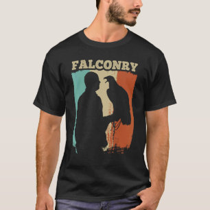 Camiseta Ornitología Birder Falconer Falconry Hunting Vinta