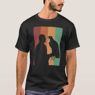 Camiseta Ornitología Birder Falconer Falconry Hunting Vinta