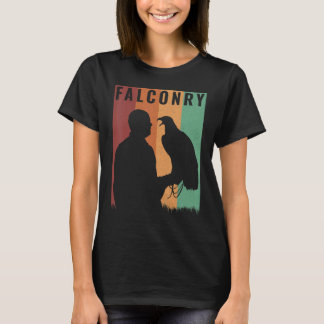 Camiseta Ornitología Birder Falconer Falconry Hunting Vinta