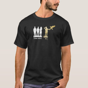 Camiseta Ornitología de halconería femenina Birder Halconer