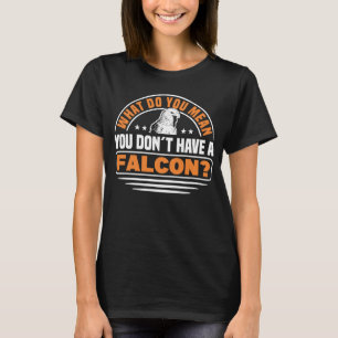 Camiseta ornitología de halcones de cetrería
