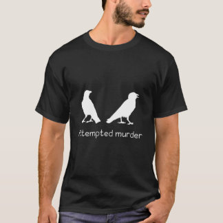 Camiseta Ornitología Pájaro Cuervo Intentado