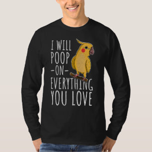 Camiseta Ornitólogo biólogo de Cockatiel