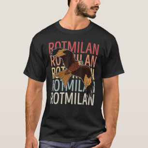 Camiseta Ornitólogo biólogo de cometas rojas Motif de pájar
