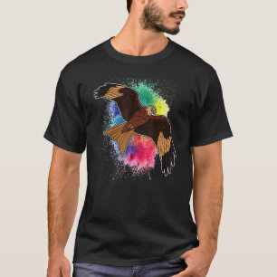 Camiseta Ornitólogo biólogo de cometas rojas Motif de pájar