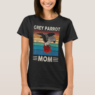 Camiseta Ornitólogo biólogo de loros grises africano Birdw