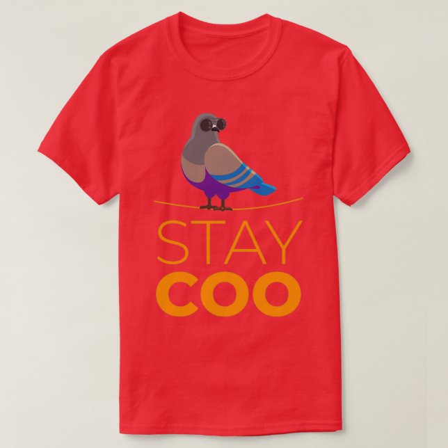 Camiseta Ornitólogo de aves más finas del estadio Stay Coo  (Diseño del anverso)