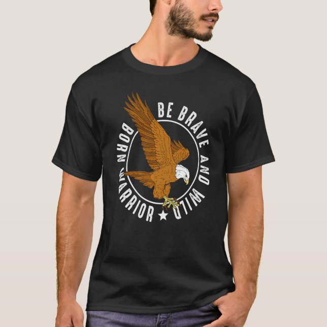 Camiseta Ornitólogo de Eagle Brave Falconry Falcon Hawks Bi (Anverso)