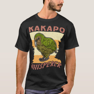 Camiseta Ornitólogo de observación de aves Kakapo
