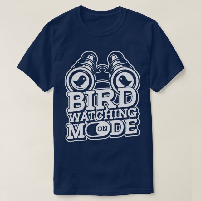 Camiseta Ornitólogo de observación de aves Pájaros Pájaro 1 (Diseño del anverso)