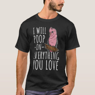 Camiseta Ornitólogo Galah Aves Mirando Galah Galah Bir