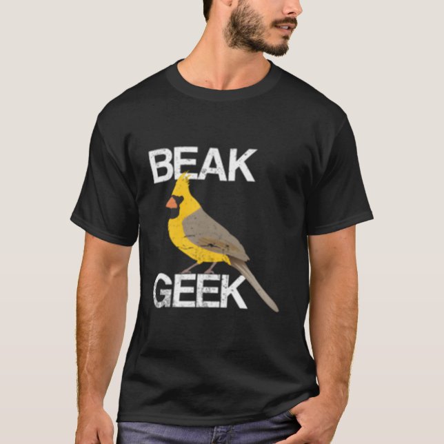 Camiseta Ornitólogo Nerds Beak Geek Birdwatching Bird (Anverso)