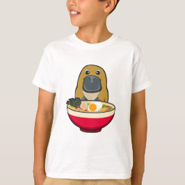 Camiseta Ornitorrinco y Ramen