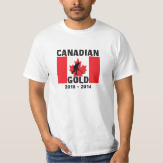 Camiseta Oro canadiense - repetición para hombre del hockey