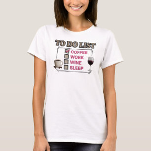 Camiseta Oro Caprichoso CAFÉ LUEGO VINO Diseño Gráfico de D