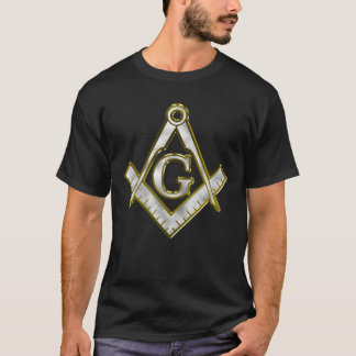 Camiseta Oro cuadrado del compás de Bling del