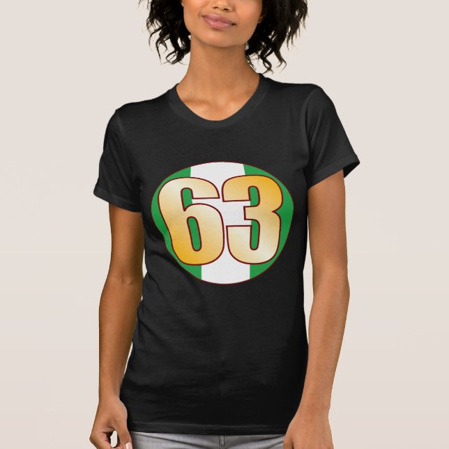 Camiseta Oro de 63 NIGERIA (Anverso)