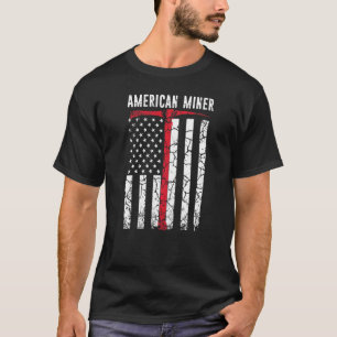 Camiseta Oro de carbón de minero americano