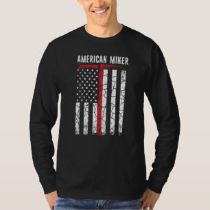 Camiseta Oro de carbón de minero americano