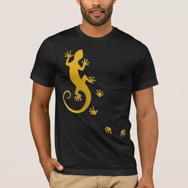 Camiseta Oro de Gecko en ejecución (Anverso)
