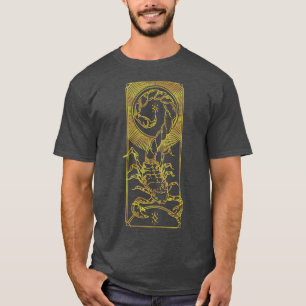 Camiseta Oro de la línea de Escorpio Zodiaco