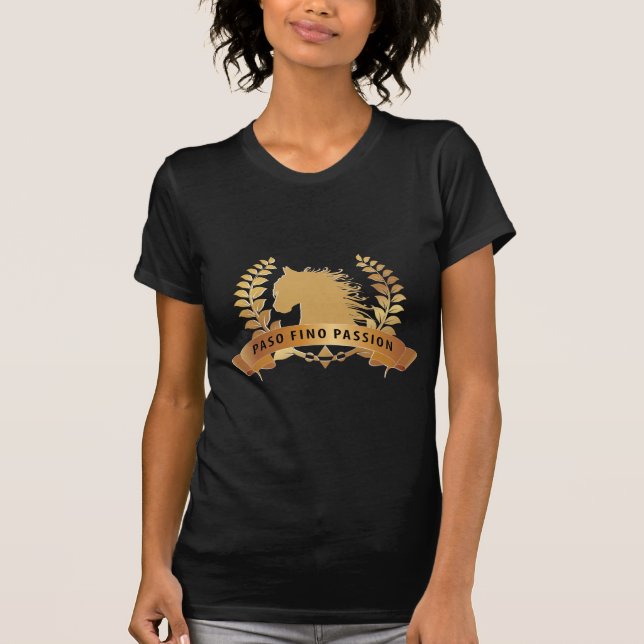 Camiseta Oro de la pasión de Paso Fino (Anverso)