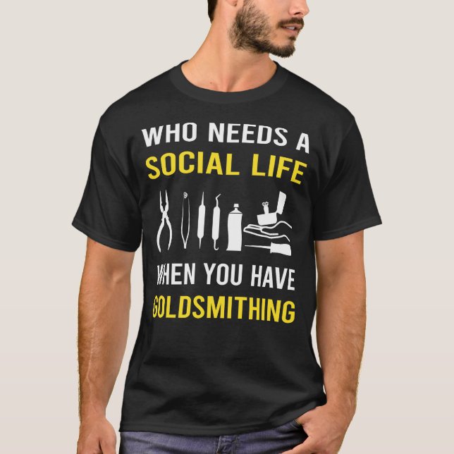 Camiseta Oro de la vida social Orfebre (Anverso)