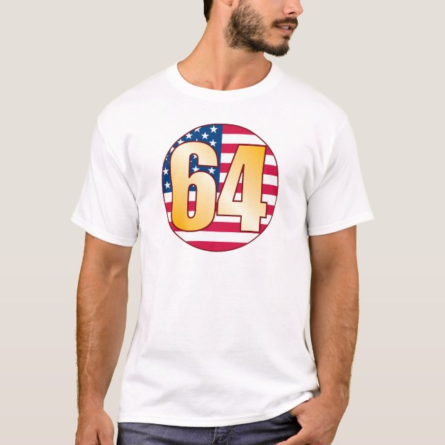 Camiseta Oro de los 64 E.E.U.U. (Anverso)