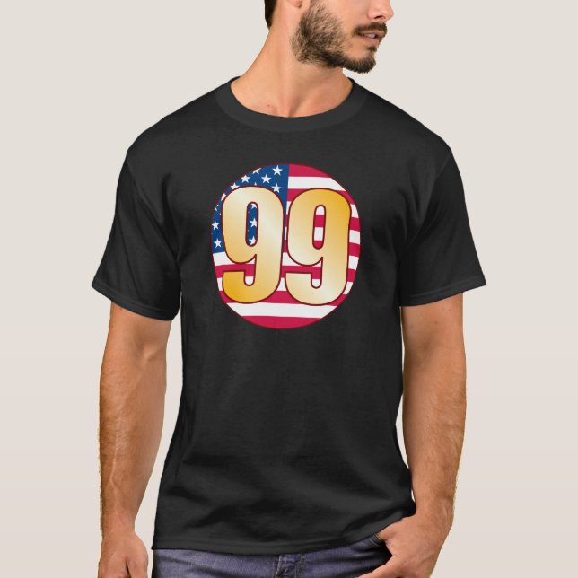 Camiseta Oro de los 99 E.E.U.U. (Anverso)