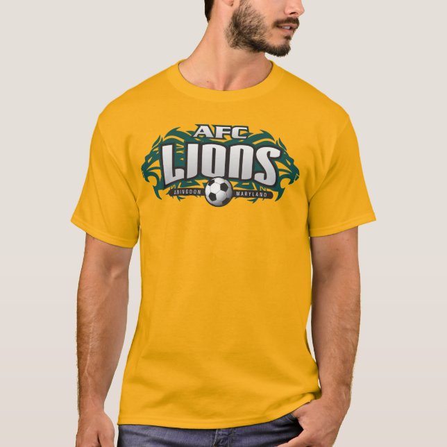 Camiseta Oro de los leones del AFC (ningún #) (Anverso)