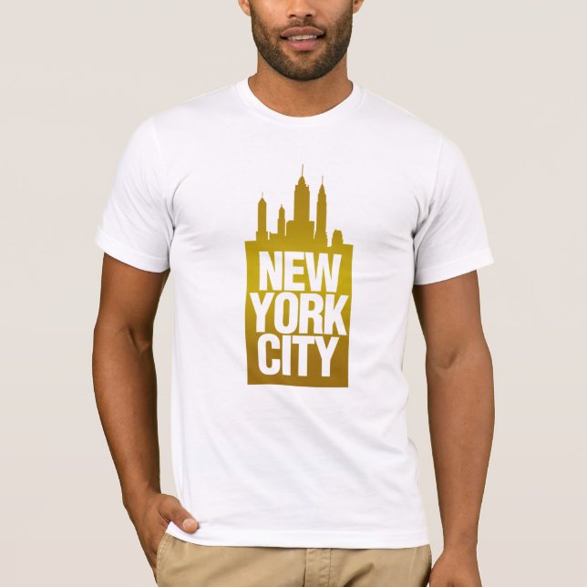 Camiseta Oro de Nueva York (Anverso)