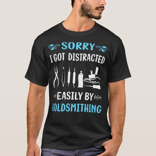 Camiseta Oro de orfebrería distraída (Anverso)