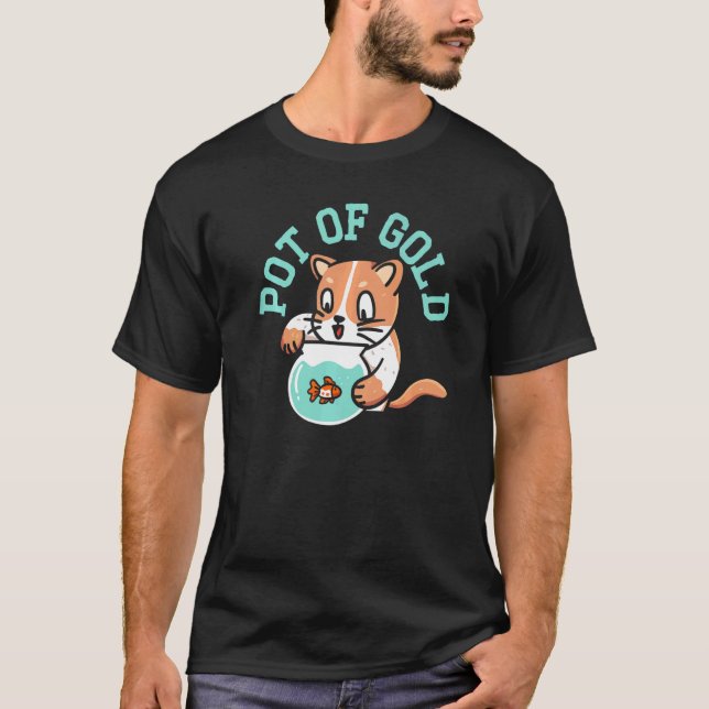 Camiseta Oro De Pescado Acuático De Peces De Oro Subacuátic (Anverso)