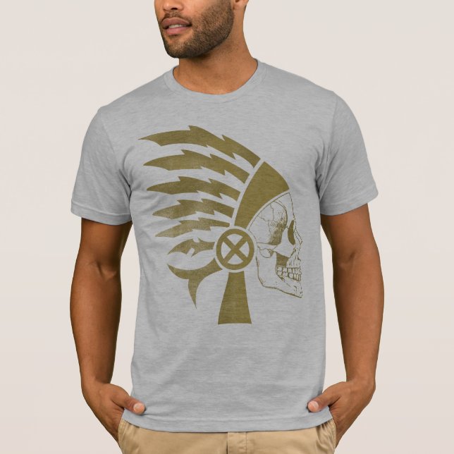 Camiseta Oro de Warrior Skull (Anverso)