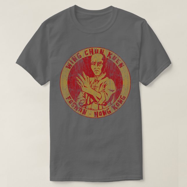 Camiseta Oro de Wing Chun Kuen con problemas (Diseño del anverso)
