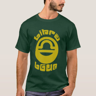 Camiseta oro del amor del libra
