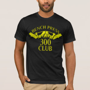 Camiseta Oro del club de la prensa de banco 300