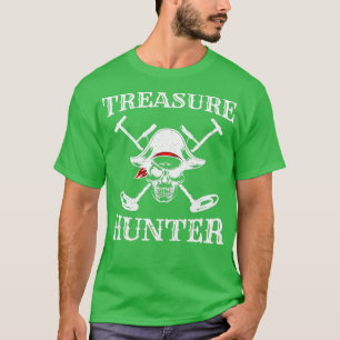 Camiseta Oro del detector Metalizado pirata de tesoros esco