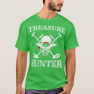 Camiseta Oro del detector Metalizado pirata de tesoros esco