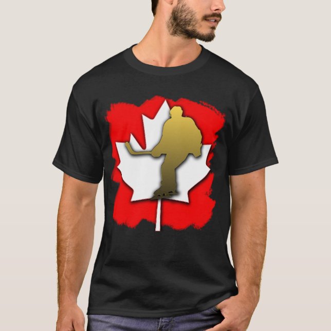 Camiseta Oro del hockey de Canadá (Anverso)