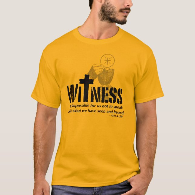 Camiseta Oro del testigo (Anverso)