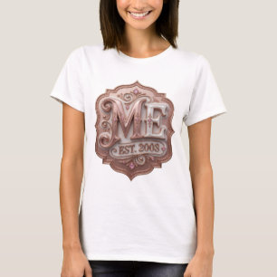 Camiseta Oro Dinámico ARTE ABSTRACTO Diseño Moderno