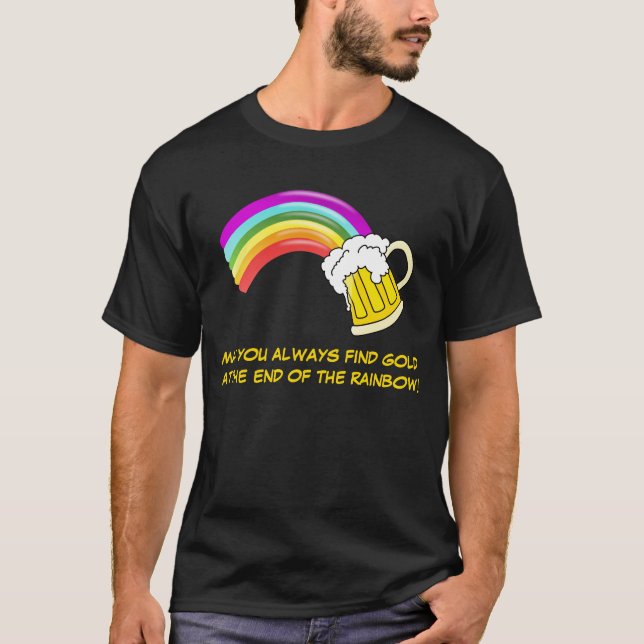Camiseta Oro en el extremo del arco iris (Anverso)