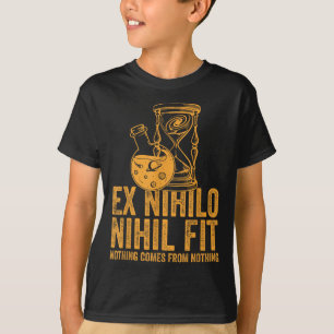 Camiseta Oro estático con traducción Ex Nihilo Nihil Fit