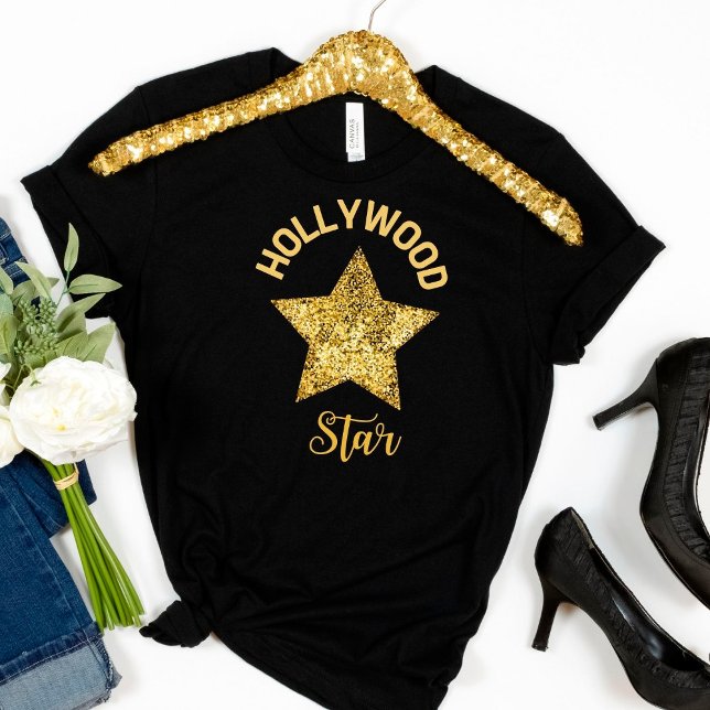 Camiseta Oro Estrella de Hollywood T Shirt (Subido por el creador)