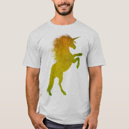 Camiseta Oro Grunge Unicorn