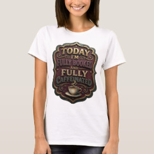 Camiseta Oro HOY ESTOY COMPLETAMENTE OCUPADO Y COMPLETAMENT