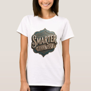 Camiseta Oro icónico DISEÑO PERSONALIZADO MÁS INTELIGENTE Q