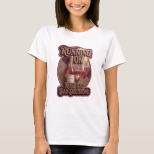 Camiseta Oro Impactante CORRIENDO SOBRE ROSAS Y MALAS DECIS